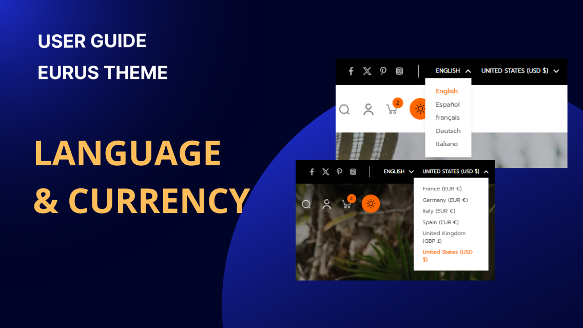 Language & Currency