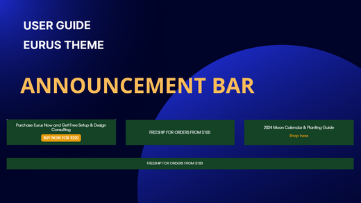 Announcement Bar