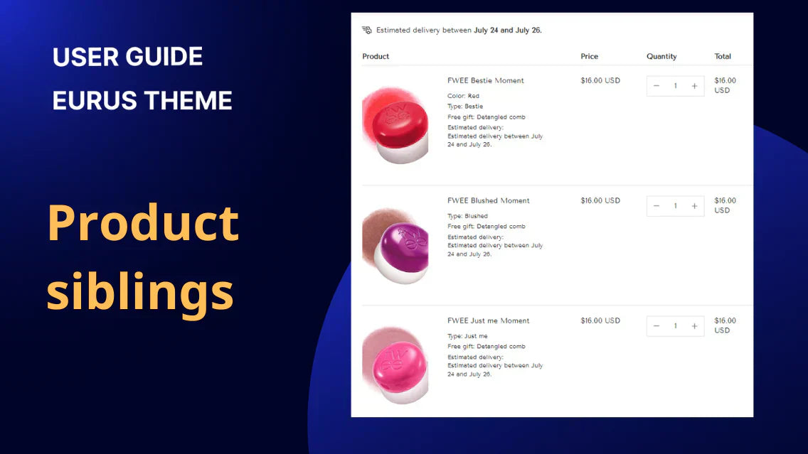 Product siblings