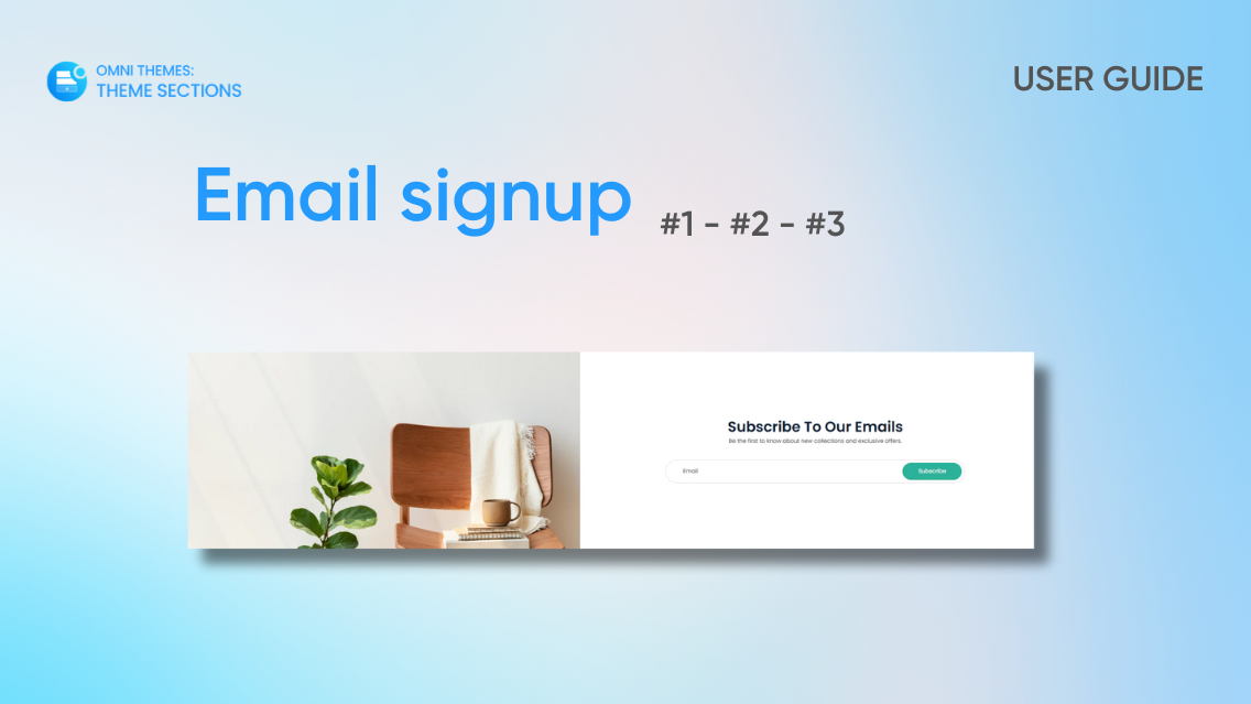 Email signup