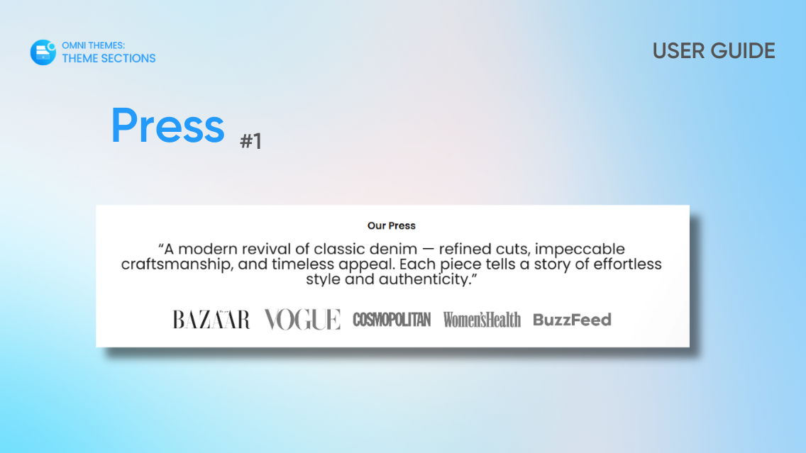 Press #1