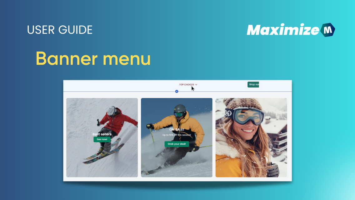 Banner menu