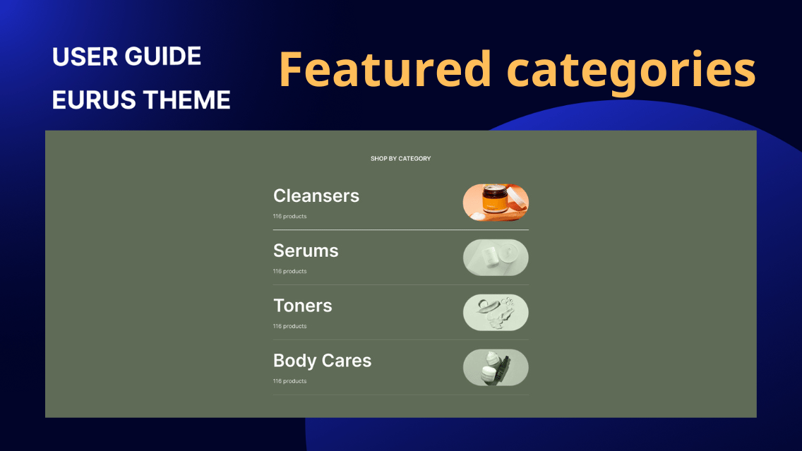 Featured categories