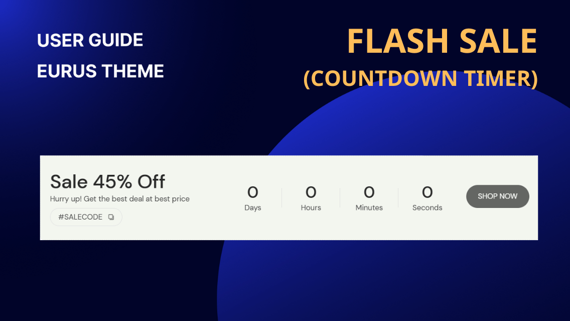 Flash sale