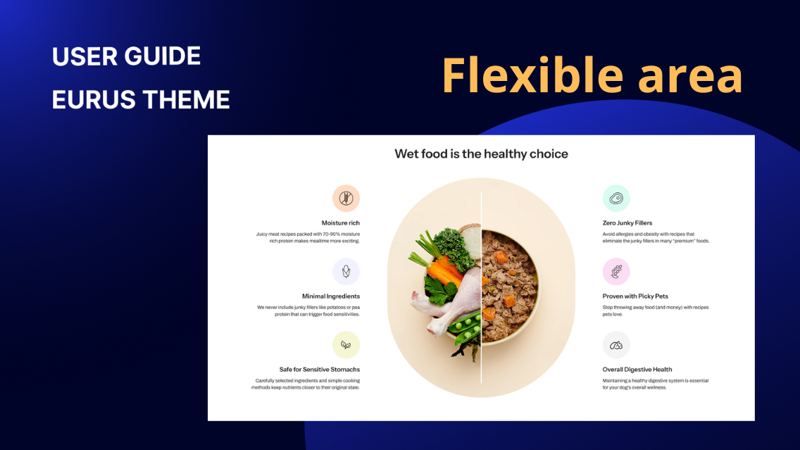 Flexible area
