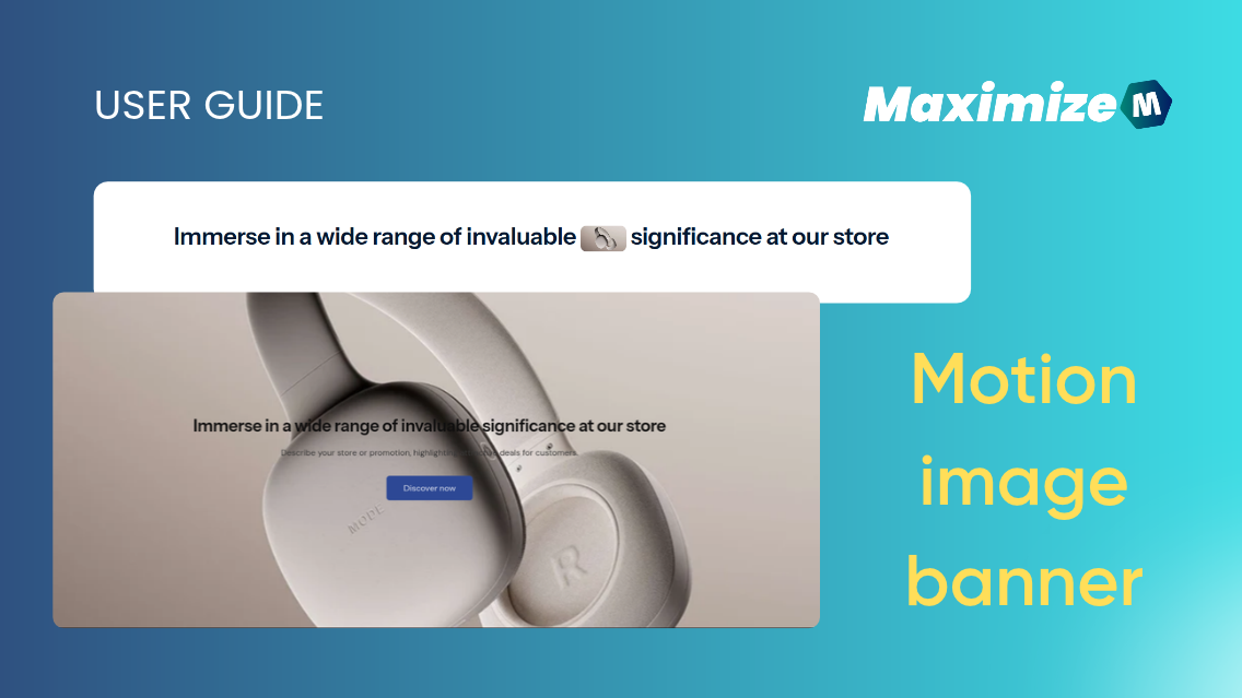 Motion image banner