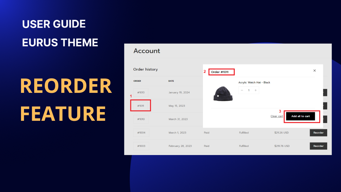 Reorder Feature – Omni Themes Support Center
