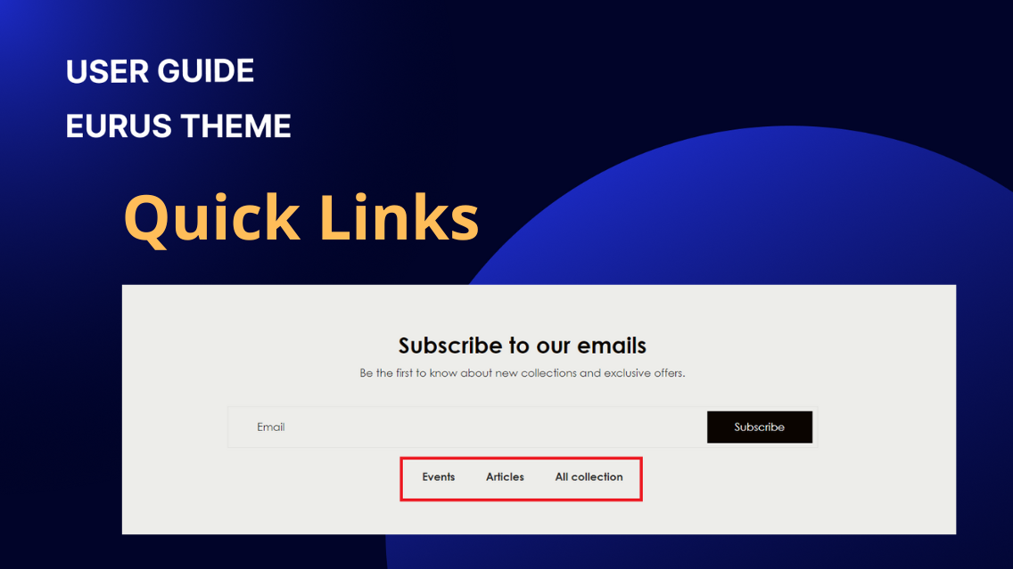 Quicklinks – Omni Themes Support Center