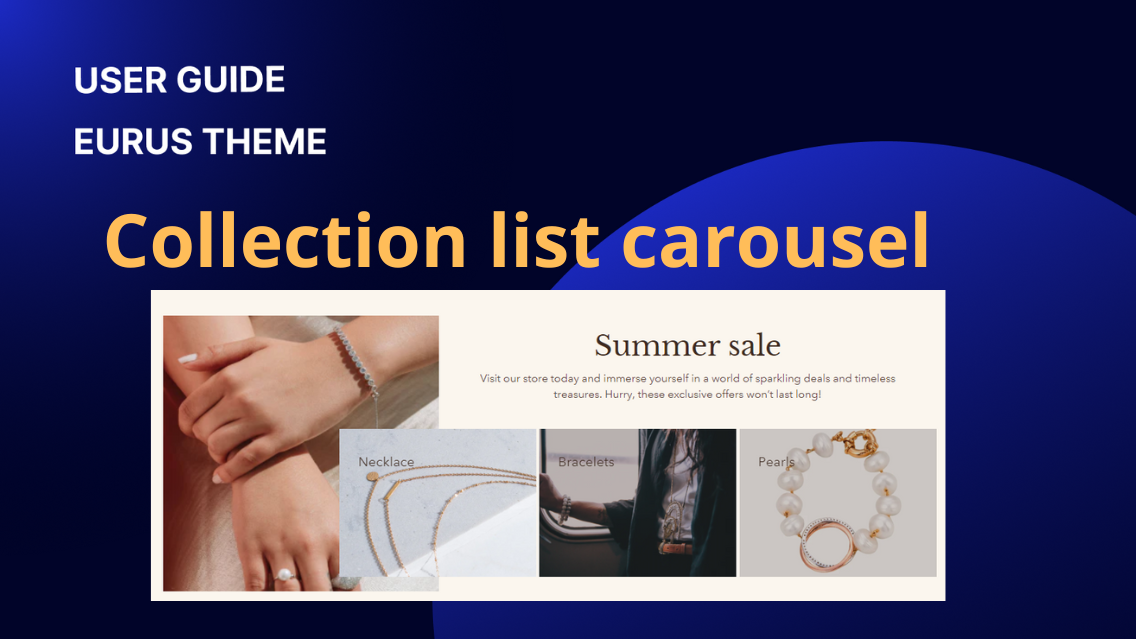 Collection list carousel