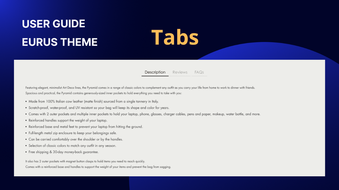 Tabs