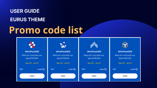 Promo code list