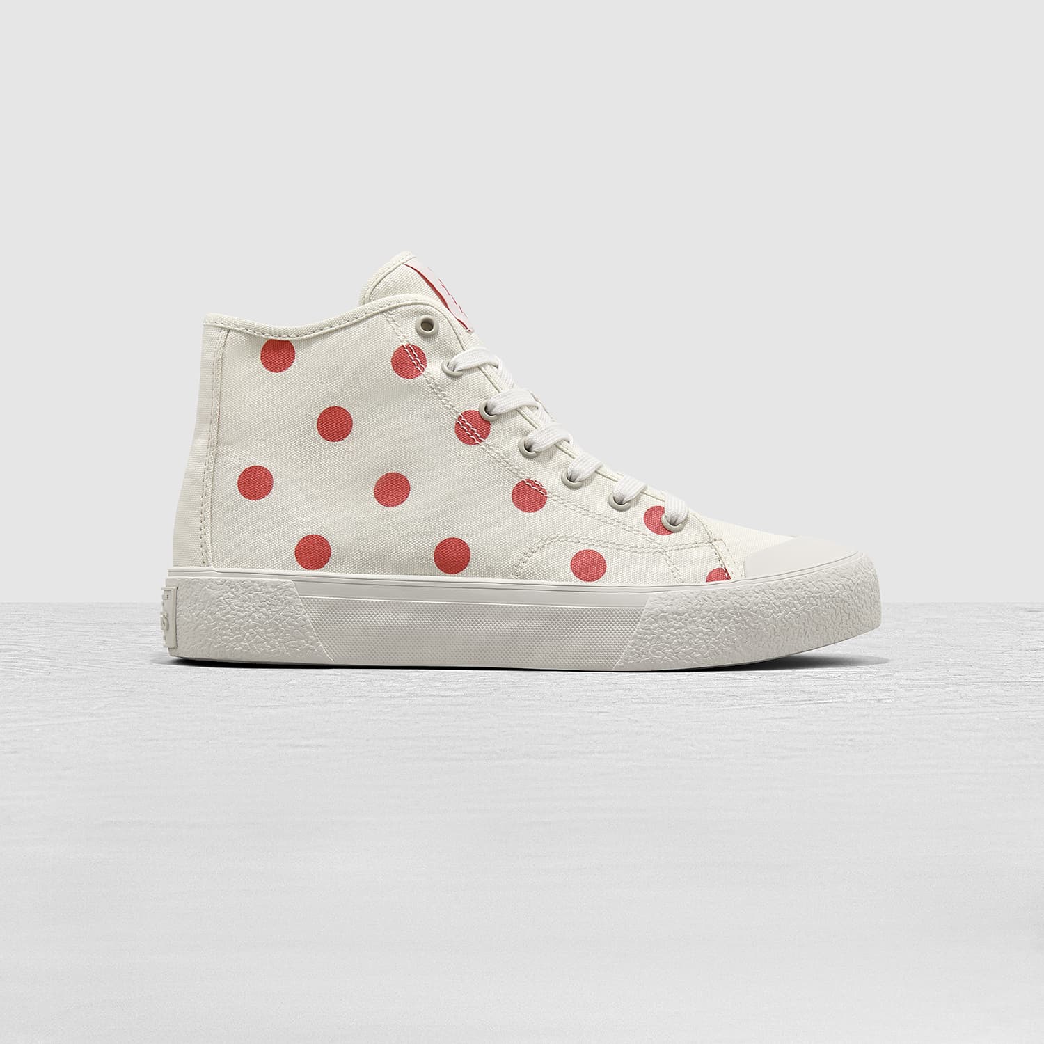 Pattas Polka Dots - High Top - Offwhite Shoes